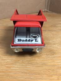 Rare Vintage Buddy L Red Mini Dump Truck Very Clean! | eBay