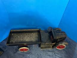 BUDDY L PRESSED STEEL CHAIN LIFT DUMP TRUCK | eBay