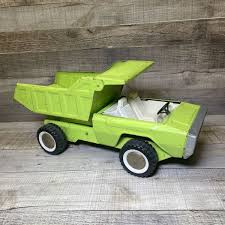 Vintage Metal Buddy L Green Heavy Duty Hydraulic Dump Truck ...