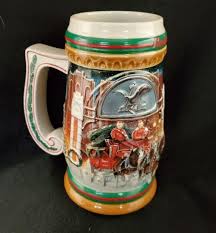 Home for the Holidays Budweiser 1997 Beer Stein (0019) - Etsy