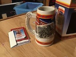 Vintage 1999 Budweiser Holiday Stein Mug 20th Anniversary Clydesdale. New in Box | eBay