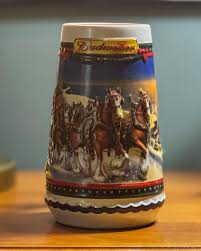 2002 Budweiser Holiday Stein With Box & COA - Etsy Israel