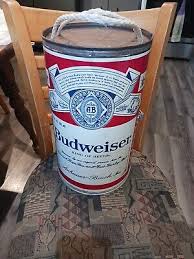 Vtg Budweiser Metal Cooler Ehco Big Can Do USA Made ...