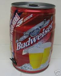 5 Liter Budweiser Mini Keg From 1998 | #28287448