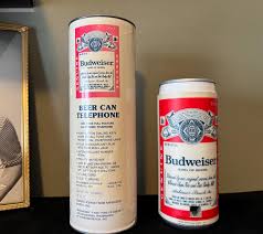 Vintage 1980's Budweiser Beer Can Telephone - Etsy