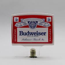 Beer Tap Handle - Budweiser - Vintage Acrylic