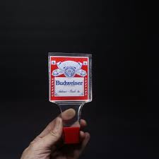 Vintage BUDWEISER King of Beers 6" Tap Handle - Lucite ...