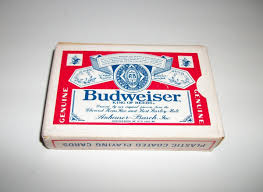 Vintage Budweiser King of Beers Anheuser-Busch Playing Cards ...