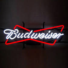 BVD Neon Sign Light Beer Bar Pub Wall Hanging Real Glass ...