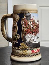 Vintage Ceramic Budweiser Beer Stein Collector's Series | eBay