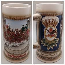 Vintage Budweiser Anheuser Busch Beer Stein Mug Staffel ...