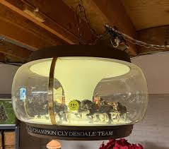Budweiser "world Champion Clydesdale" Revolving Light