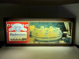Vintage Budweiser King of Beer Clydesdale Horses Cans on Ice ...