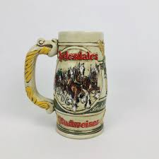 Budweiser Cameo Wheatland Exclussively For Promotional Products Group Stein | eBay