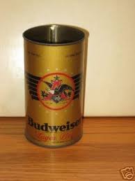 1936 BUDWEISER FLAT TOP BEER CAN ANTIQUE ORIGINAL NICE | #29980687