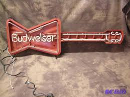 Budweiser neon guitar sign | Premier Lifetime Collection ...