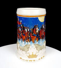 Cerveza Budweiser Clydesdales CS628 Holiday de 17,5 cm en caja original con certificado de autenticidad (2005) - Etsy España