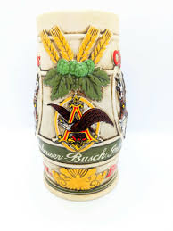 Vintage Budweiser Clydesdales 1983 Stein Ceramarte Brazil ...