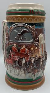1997 BUDWEISER HOLIDAY STEIN Collector Series HOME FOR THE HOLIDAYS | eBay