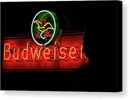 Neon Silhouette Canvas Print by Ann Skelton - Ann Skelton ...