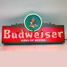 Sold at Auction: Budweiser Neon Bar Sign