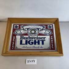 RARE NICE Budweiser Lager Beer Anheuser Busch Vintage Bar ...