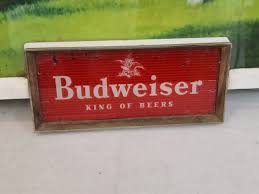 Budweiser Electric Lighted Horse Sign - USA, ca 1950s, Vintage, Working | eBay