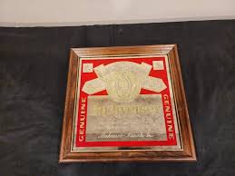 Vintage Budweiser Mirror Advertisements - Etsy