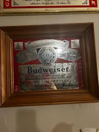 Budweiser Mirror Vintage Like new | Mercari