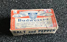 VINTAGE Hard to Find Budweiser Miniature Salt & Pepper ...