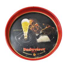Vintage Budweiser 80s Beer Tray – Yesterday's Attic