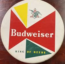 Vintage Budweiser "King of Beers" Beer Advertising Serving ...