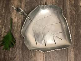Hand-wrought / Forged Aluminum BW Buenilum Leaf-shaped Dish ...