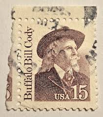 USA 1988 BUFFALO BILL CODY, Used 15-Cent, Single Stamp ...