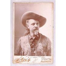 Sold at Auction: 1880's Buffalo Bill Cody Cabinet Card