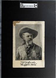 1890s CABINET CARD William F. Cody BUFFALO BILL WILD WEST ...