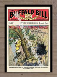 Historic Buffalo Bill and the Creeping Terror Stories Advertising Postcard | eBay Australia