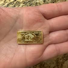 1 Ten Gram 100 Mills .999 Gold Buffalo Bullion Bar - Etsy
