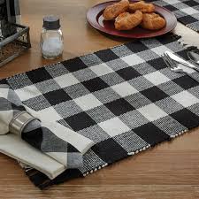 WICKLOW CHECK CHINA BLUE PLACEMAT YARN - Schrock Shoppes