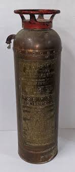 Vintage Copper Foamex Fire Extinguisher, 24"H, Good ...