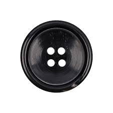 Black Horn Button - 40L/25.5mm