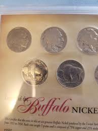 Legend of the Buffalo Nickel- 6 Nickels 1910's 1920's 1930's ...