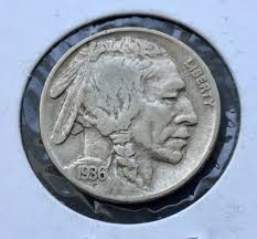 1936 5c Indian Head Buffalo Nickel coin | eBay Australia