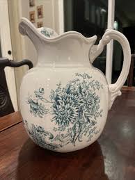 Antique Buffalo Pottery USA Semi Vitreous Pitcher Vase ...