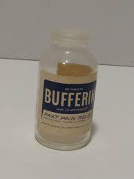 Vintage Bufferin Bottle with plastic Top | eBay