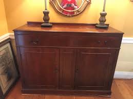 Ebony stained solid wood buffet for sale in Calgary