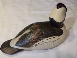 Stunning Carved Wood Duck by Big Sky Carvers - Signed ...