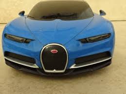 Rastar ** Bugatti Chiron 7"Long Blue & Black RC Sports NO Remote Untested | eBay