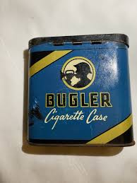 Vintage Bugler Cigarette Case, For Rolled Cigarettes, Tin Metal, 1930's-1950's | eBay