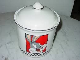 Vintage Warner Brothers Bugs Bunny Cookie Jar Canister with Lid, 1993 | eBay